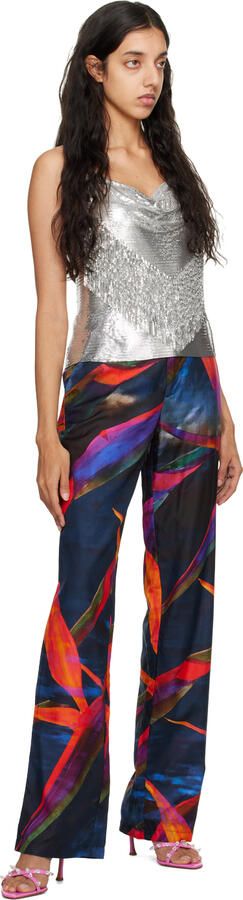 Amina Muaddi Pink Feli Heeled Sandals - Picture 4