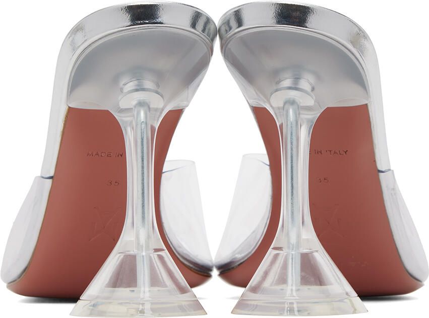 Amina Muaddi Transparent Lupita Glass Slippers