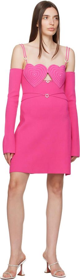 Amina Muaddi White Gilda Slipper Heeled Sandals - Picture 4