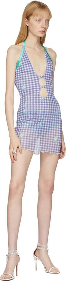 Amina Muaddi White Giorgia Crystal Heeled Sandals - Picture 4