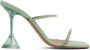 Amina Muaddi Green Gilda Slipper 95 Heeled Sandals - Thumbnail 1