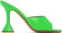 Amina Muaddi Green Lupita Heeled Sandals - Thumbnail 1