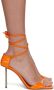 Amina Muaddi Orange Hailey Heeled Sandals - Thumbnail 1