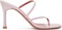 Amina Muaddi Pink Ami Heeled Sandals - Thumbnail 1