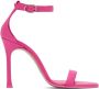 Amina Muaddi Pink Kim 90 Heeled Sandals - Thumbnail 1