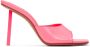 Amina Muaddi Pink Laura Heeled Sandals - Thumbnail 1