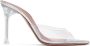 Amina Muaddi Transparent Alexa Glass 105 Slipper Heeled Sandals - Thumbnail 1