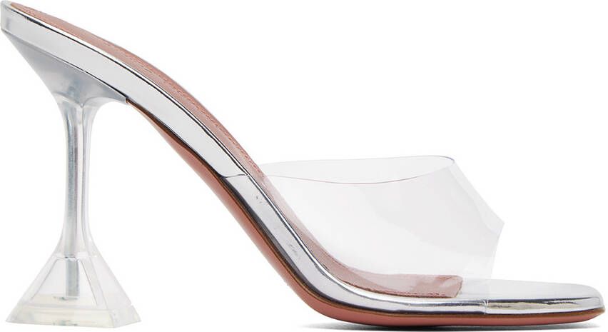 Amina Muaddi Transparent Lupita Glass Slippers