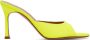 Amina Muaddi Yellow Alexis 90 Heeled Sandals - Thumbnail 1