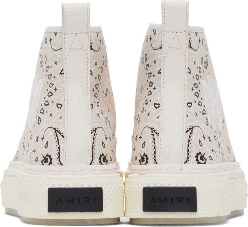 AMIRI Beige Court High Sneakers