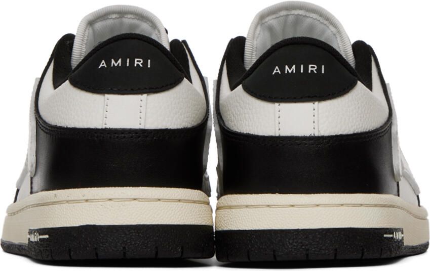 AMIRI Black & White Skel Top Low Sneakers - Picture 2