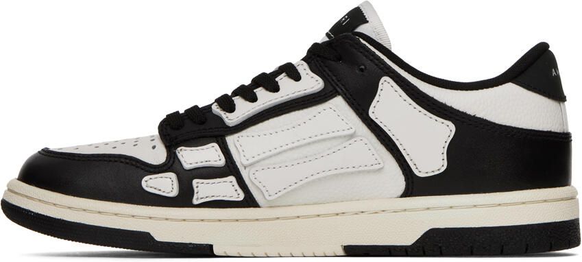 AMIRI Black & White Skel Top Low Sneakers - Picture 5