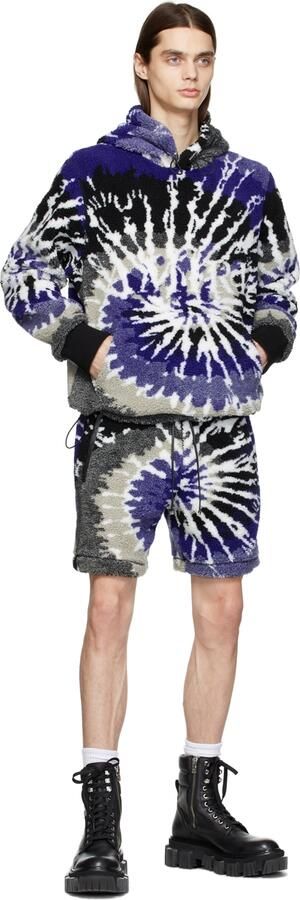 AMIRI Black Crepe Lug Combat Boots - Picture 3