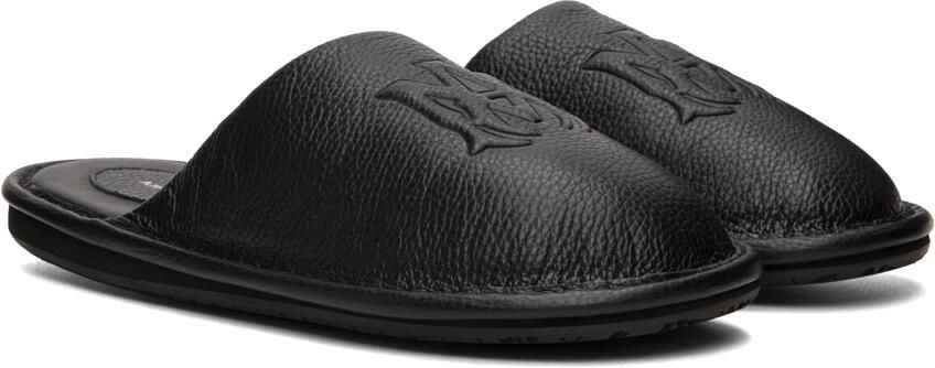 AMIRI Black & White Stadium Mid Sneakers - Picture 5