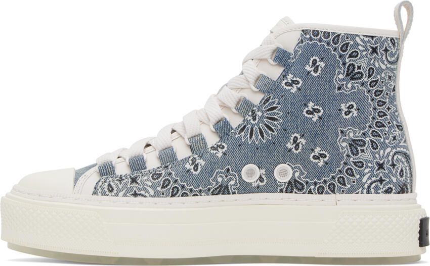 AMIRI Blue Court High Sneakers - Picture 3