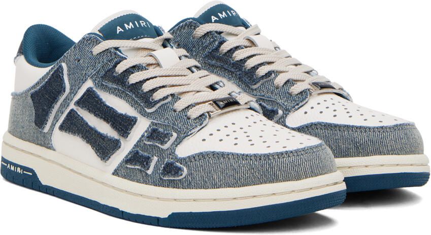 AMIRI Blue Skel Top Low Sneakers - Picture 2