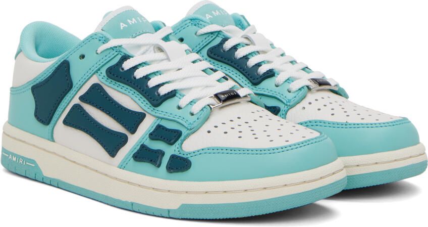 AMIRI Blue Skel Top Low Sneakers - Picture 2