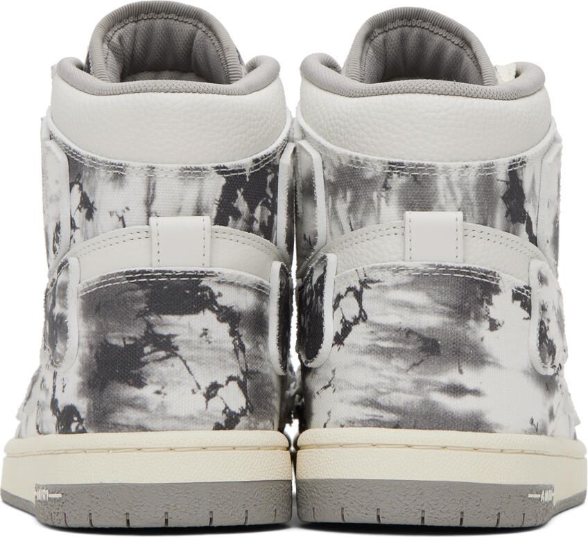 AMIRI Gray Tie Dye Skel Top Hi Sneakers