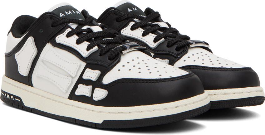 AMIRI Kids Black & White Skel Sneakers - Picture 2