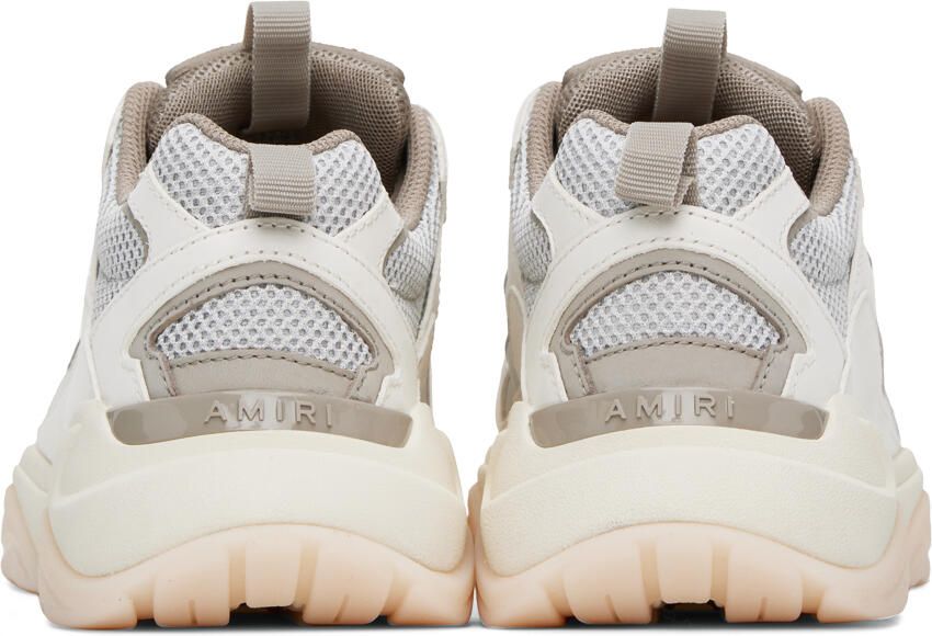 AMIRI Off-White & Gray Bone Runner Sneakers