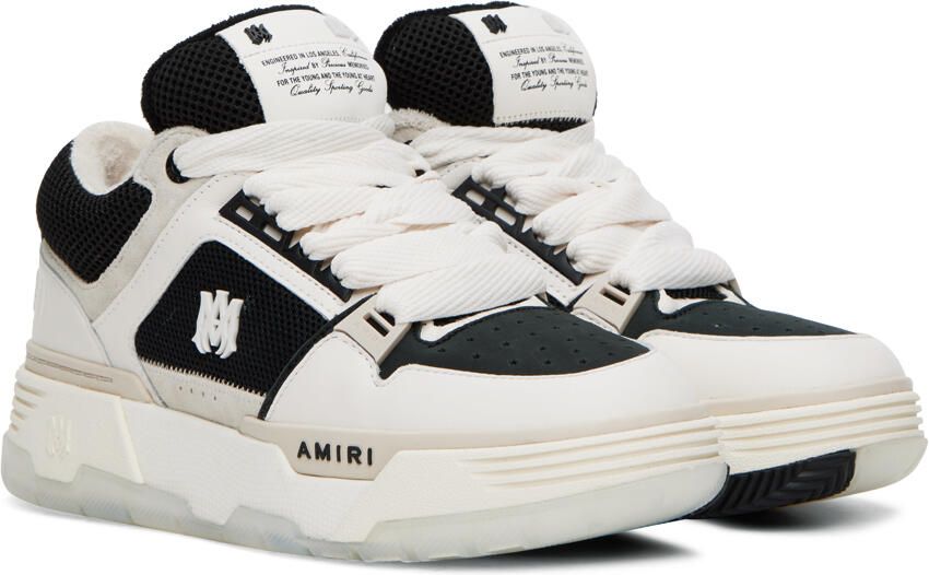 AMIRI White & Black MA-1 Sneakers - Picture 2
