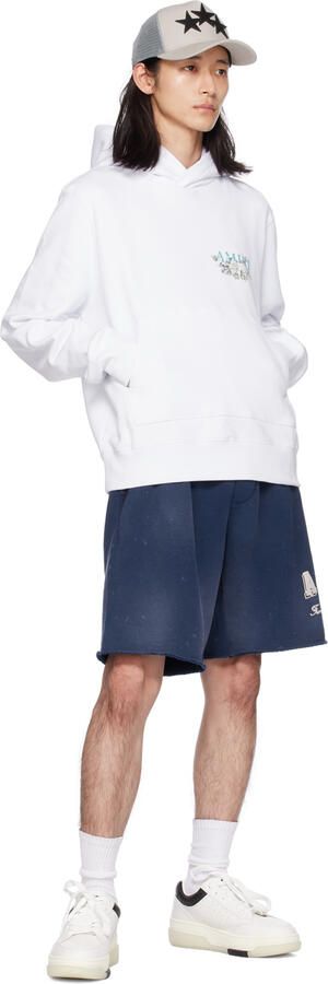 AMIRI White & Black Stadium Low Sneakers - Picture 4