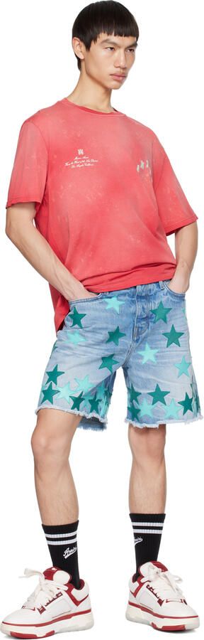 AMIRI White & Red MA-1 Sneakers - Picture 4