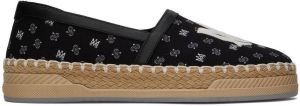 AMIRI Black Slip On Espadrilles