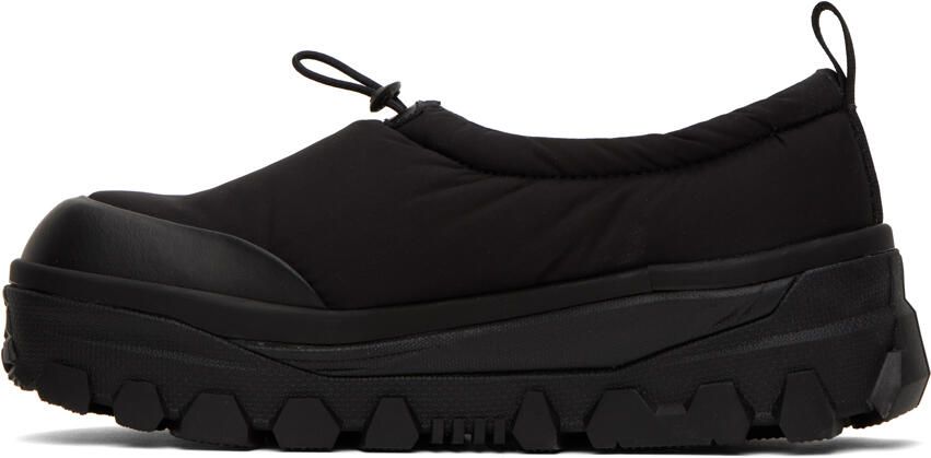 AMOMENTO Black Padded Platform Slippers - Picture 3