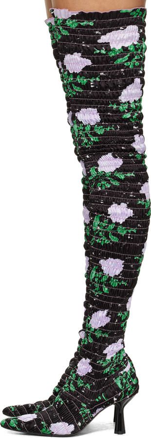 Amy Crookes Black Victorine Boots - Picture 3