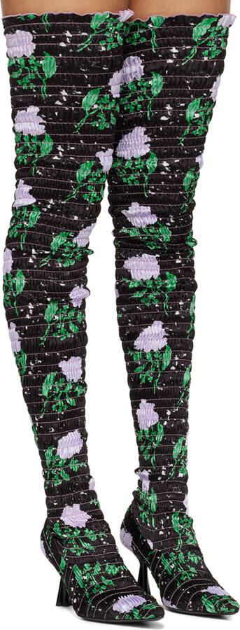 Amy Crookes Black Victorine Boots - Picture 2