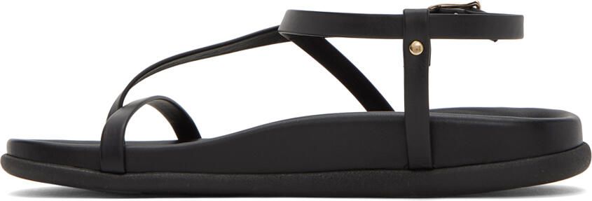 Ancient Greek Sandals Black Aimilia Sandals - Picture 4