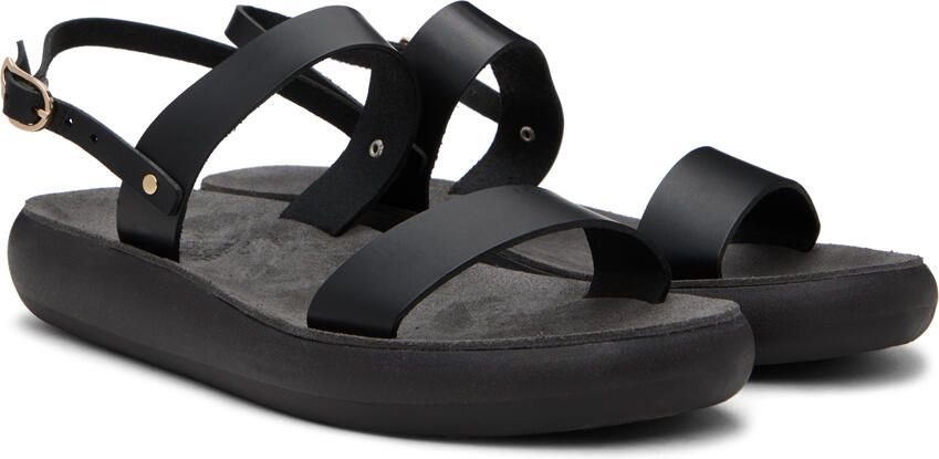 Ancient Greek Sandals Black Clio Comfort Sandals - Picture 2