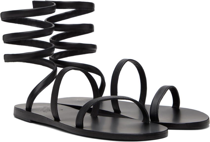 Ancient Greek Sandals Black Ofis Sandals - Picture 2