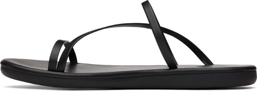 Ancient Greek Sandals Black Parthena Sandals - Picture 3