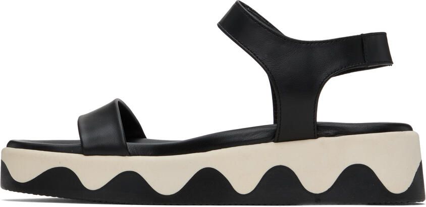 Ancient Greek Sandals Black Salamina Sandals - Picture 3