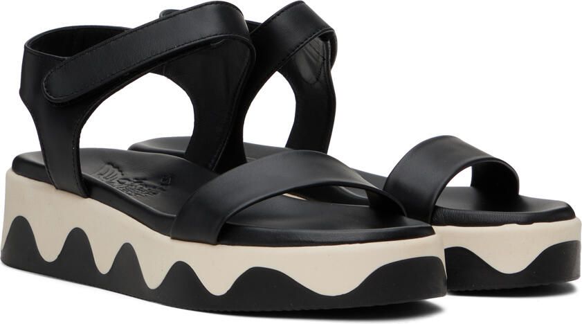 Ancient Greek Sandals Black Salamina Sandals - Picture 2