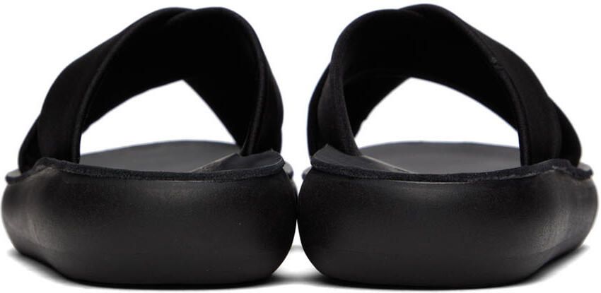 Ancient Greek Sandals Black Thais Comfort Sandals