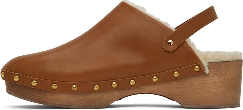 Ancient Greek Sandals Brown Classic Closed Clogs - Picture 4