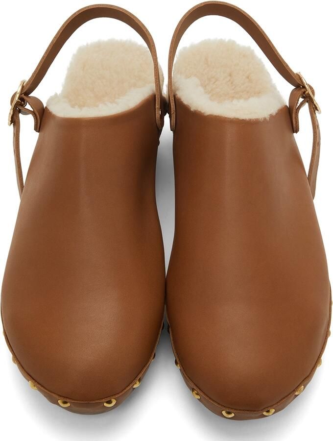 Ancient Greek Sandals Brown Classic Closed Clogs