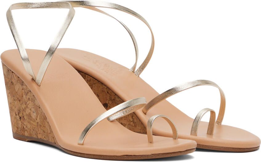 Ancient Greek Sandals Gold Chora Sandals - Picture 2