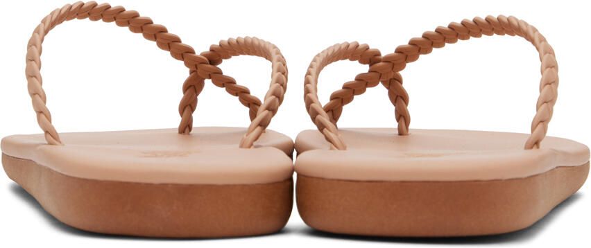 Ancient Greek Sandals Tan Ioulia Sandals