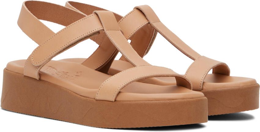 Ancient Greek Sandals Tan Myrto Sandals - Picture 2