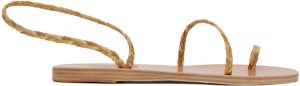 Ancient Greek Sandals Beige Eleftheria Sandals