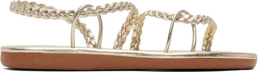 Ancient Greek Sandals Gold Maya Sandals