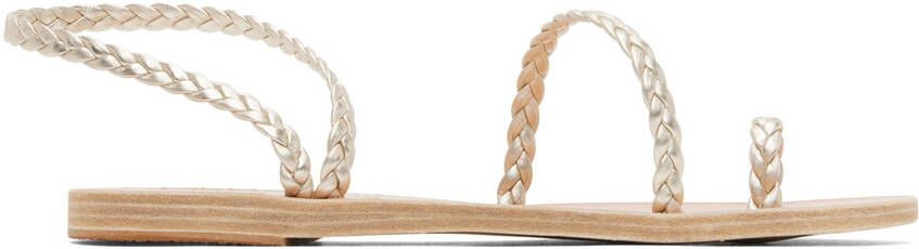 Ancient Greek Sandals Silver Eleftheria Sandals