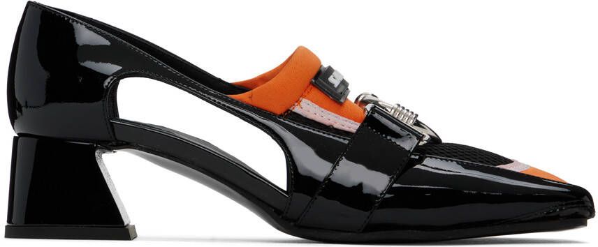 Ancuta Sarca Black & Orange Olga Heels