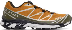 And wander Orange & Green Salomon Edition XT-6 Sneakers