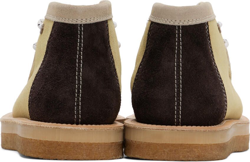 Andersson Bell White & Beige Credose Desert Boots