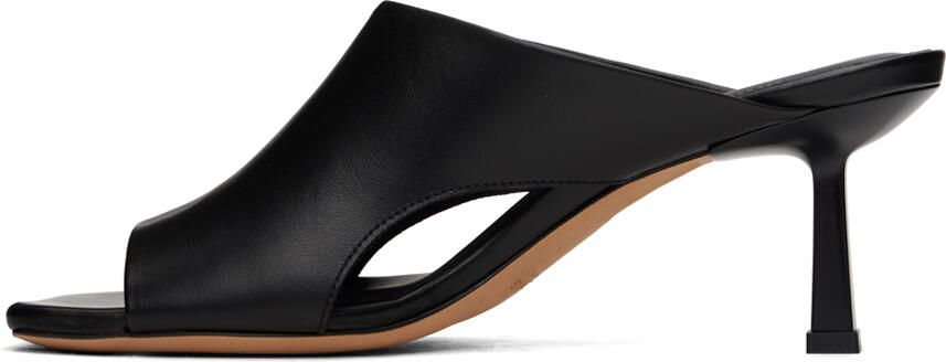 ANINE BING Black Hoxton Heeled Sandals - Picture 3